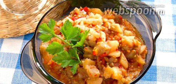 Икра из баклажанов с яблоками
