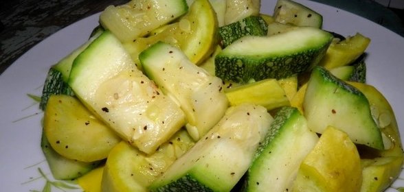 Кабачки на пару