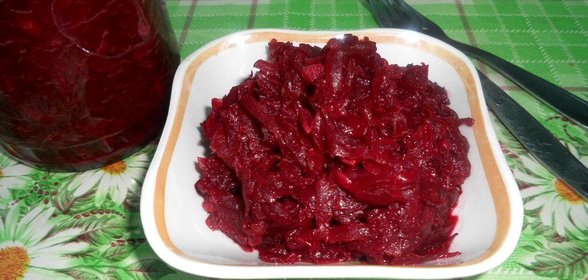Заготовка из свеклы