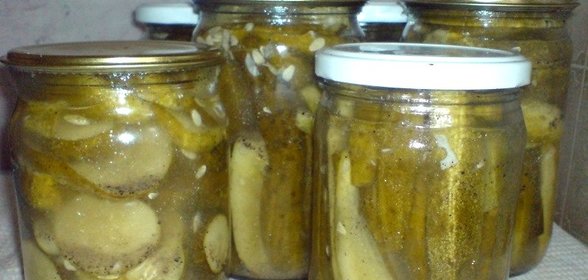 Маринованные огурцы с горчицей