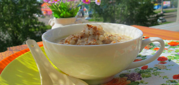 Гречневая каша из термоса или завтрак в дороге