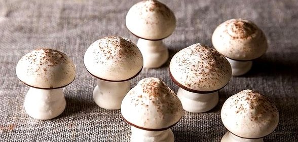 Печенье в виде грибочков