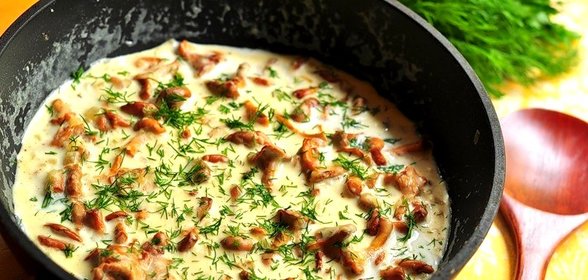 Соус из лисичек