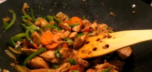 Курица по-китайски в кисло-сладком соусе