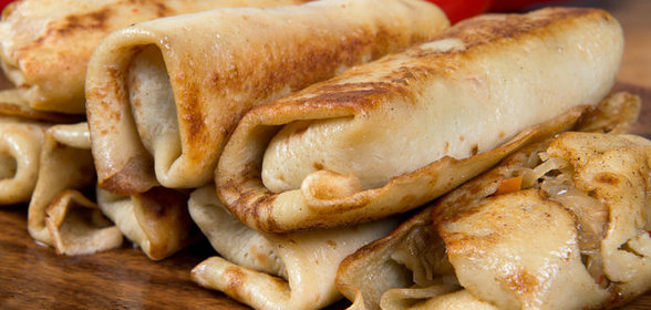 Блинчики с мясом