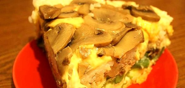 Слоеный пирог-перевертыш