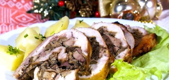 Рулет из кролика