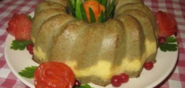 Сырно-печёночный кекс