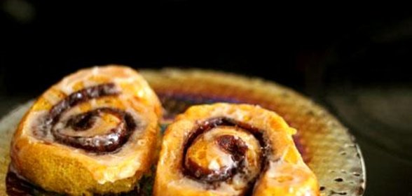 Тыквенные булочки с корицей