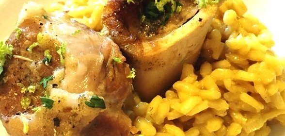 Оссобуко по‑милански с шафрановым ризотто