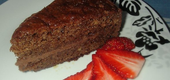 Шоколадный торт с бергамотом