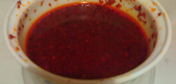 Острый соус из красного перца(пулбибера)