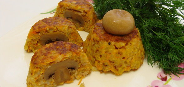 Маффины гречневые с сюрпризом