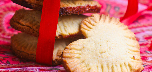 Печенье «Сердечки» с конфитюром