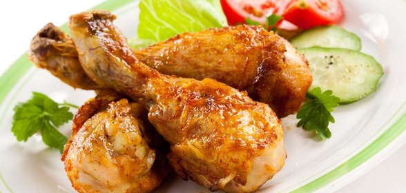 Куриные ножки с чесноком