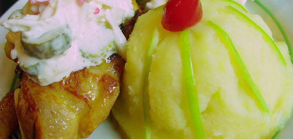 Закуска на чипсах