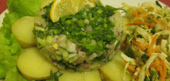 Селедка тартар