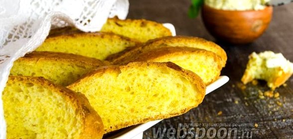 Мятно-апельсиновый хлеб с мятным маслом