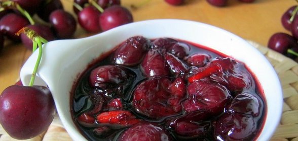 Соус из черешни