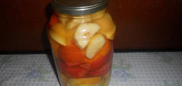 Салат из помидоров на зиму без стерилизации