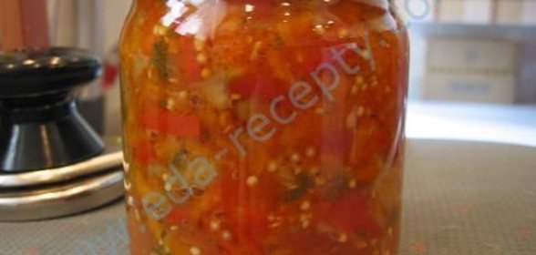 Салат из овощей на зиму