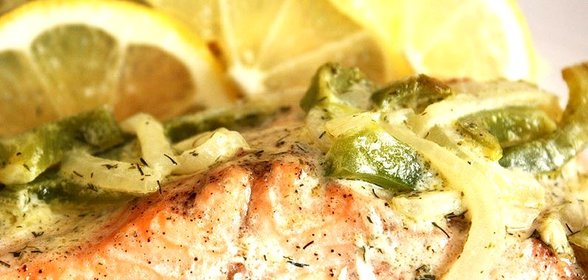 Форель под сливочным соусом