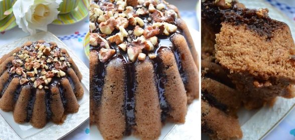 Шоколадный манник в микроволновой печи