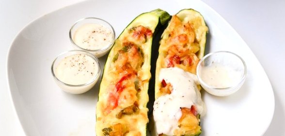 Лодочки из кабачков без мяса