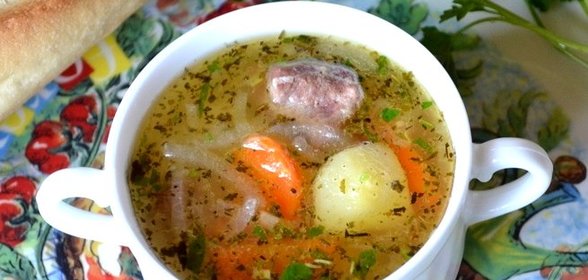 Соус из говядины с картошкой