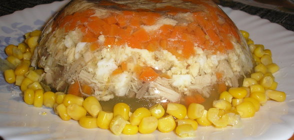 студень из потрохов птицы