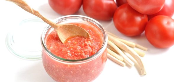 Соус из помидоров и чеснока «Огонек»