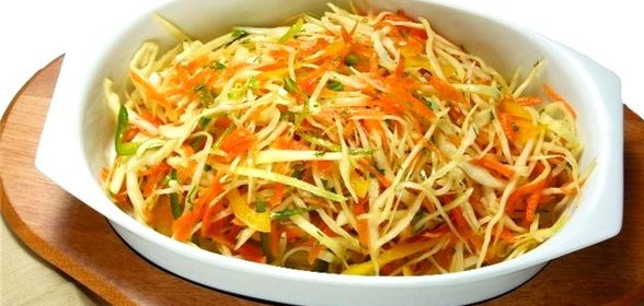 Сочный салат с оливковым маслом