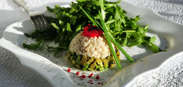 Тартар из гребешков