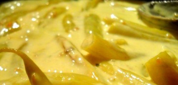 Фасоль в сливках