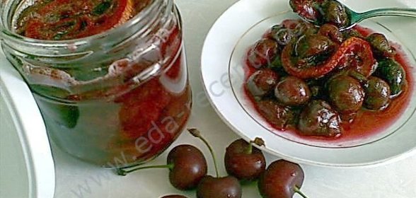 Варенье из черешни без косточек с лимоном