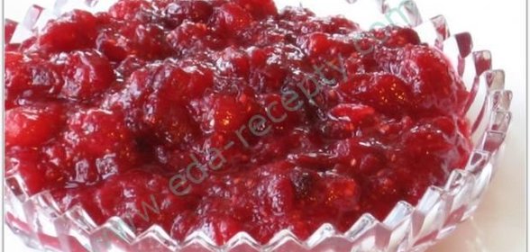 Брусника с сахаром на зиму