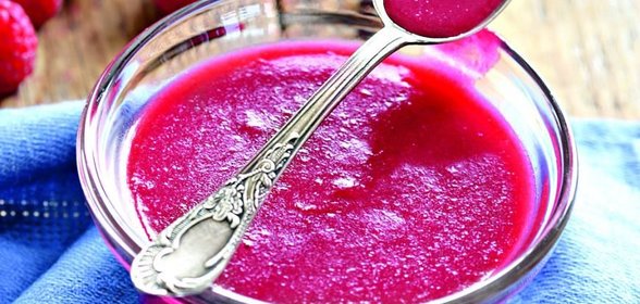 Можжевеловый соус с малиной