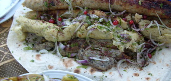 Люля-кебаб из картофеля