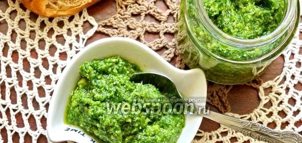 Соус «Песто» из черемши