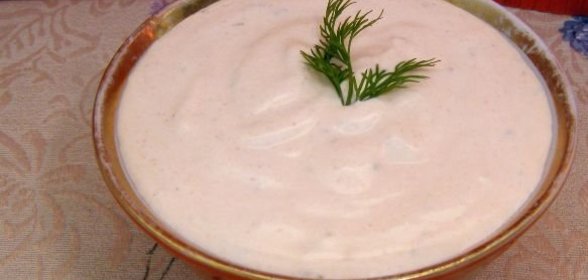 Сметанный соус с горчицей и томатом