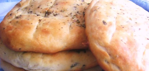 Лепешки с сыром и зеленью