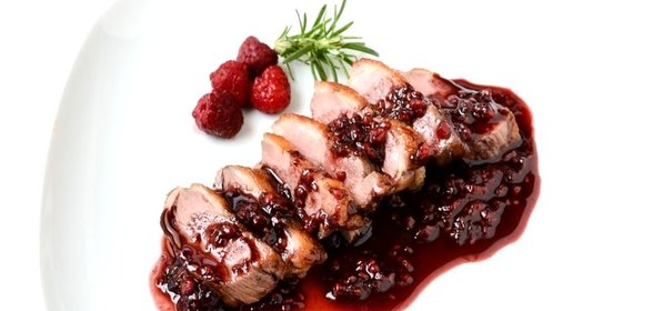 Малиновый соус к утке