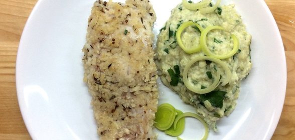 Треска в горчично-уксусном соусе