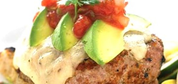 Бургеры с индейкой и цуккини