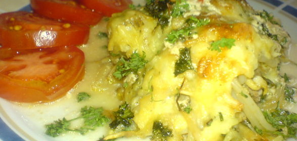 Мясо, соя и сырная корочка