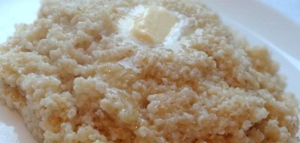 Пшеничная каша с маслом