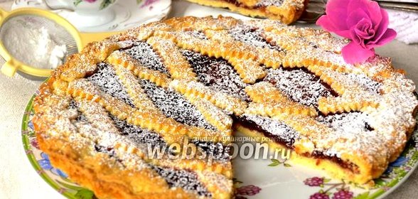Итальянская кростата с джемом