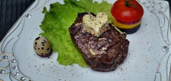 Омлет на молоке с картофелем и зеленью укропа