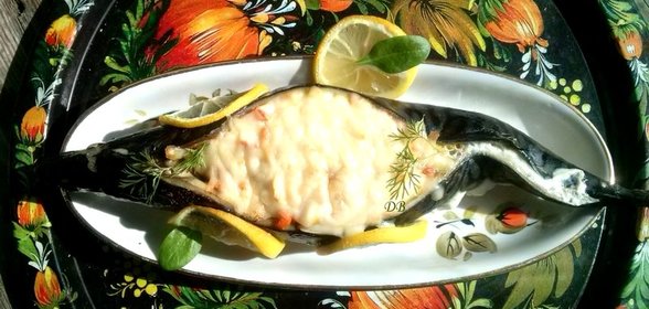 Скумбрия в духовке с сыром