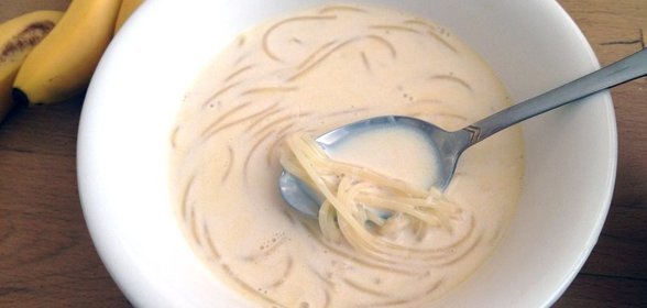 Молочный суп с вермишелью